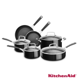 Imagem da oferta Conjunto de Panelas Kitchenaid em Alumínio com 06 Peças Preto - KI996