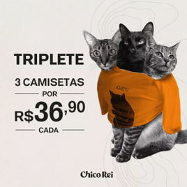 Imagem da oferta 3 Camisetas por R$ 36,90 cada