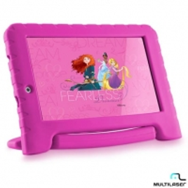 Imagem da oferta Tablet Multilaser Disney Princesas Plus Rosa com 7'', Wi-Fi, Android 8.1 Oreo, Processador Quad-Core e 16GB
