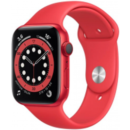 Imagem da oferta Smartwatch Apple Watch Series 6 44mm GPS + Cellular com Case de Alumínio Sport Band