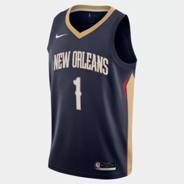 Imagem da oferta Regata Nike NBA New Orleans Pelicans Zion Williamson Icon Edition 2020 - Masculina