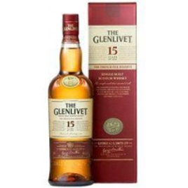 Imagem da oferta Whisky The Glenlivet Single Malt 15 Anos - 750ml