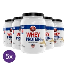 Imagem da oferta Kit 5x Whey Protein Pré Midway 500g - Baunilha