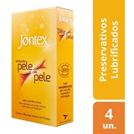 Imagem da oferta Preservativo Jontex Pele com Pele Camisinha 4 unidades