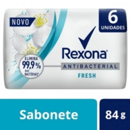 Imagem da oferta 3 Unidades Kit Sabonete em Barra Rexona Antibacterial Fresh 6 Unidades - 18 Unidades no Total