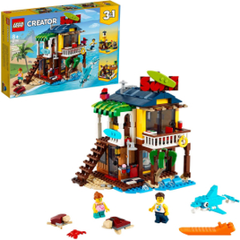 Imagem da oferta Brinquedo Lego Creator 3 em 1: Casa da Praia de Surfista - 564 Peças