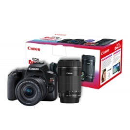 Imagem da oferta Câmera EOS Rebel SL3 Premium Kit com Lente EF-S 18-55mm + EF-S 55-250mm