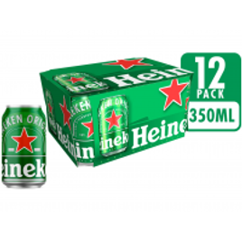 Pack Cerveja Heineken Lager 12 Unidades 350ml cada