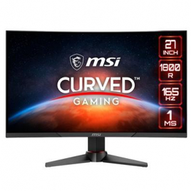 Imagem da oferta Monitor Gamer MSI LCD 27´ Curvo Full HD 165Hz Altura Ajustável - MAG270VC2