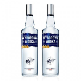 Imagem da oferta Kit Vodka Wyborowa 750ml - 2 Unidades