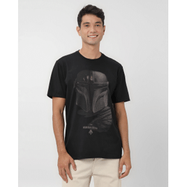 Imagem da oferta Camiseta masculina The Mandalorian manga curta preta | Star Wars
