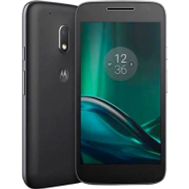 Smartphone Motorola Moto G Play DS 4ª Geração Dual Chip Android Tela 5" 16GB 3G/Wi-Fi Câmera 8MP - Preto