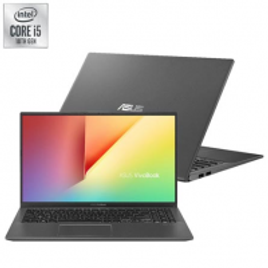 Imagem da oferta Notebook Asus VivoBook 15 , Intel Core i5 10210U, 8GB, 1TB, Tela de 15,6", Nvidia MX110, Cinza - X512FB-BR501T