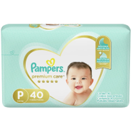 Imagem da oferta Fraldas Pampers Premium Care Tamanho P 40 Unidades