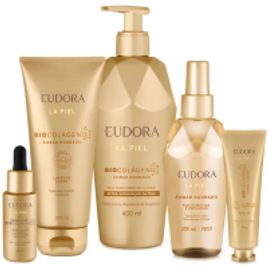 Combo Eudora La Piel Âmbar Dourado 5 Itens