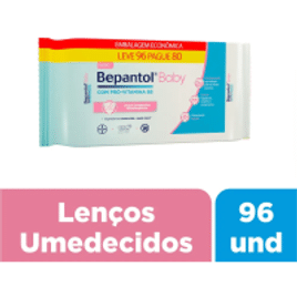 Imagem da oferta Kit 2 Pacotes Bepantol Baby Lenços Umedecidos para Bebês - 96 Unidades (Total 192 Unidades)