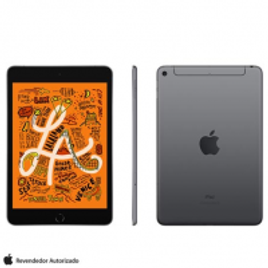 Imagem da oferta iPad Mini Cinza com Tela de 7,9", 3G/4G, 64 GB e Processador A12 - MUX52BZ/A