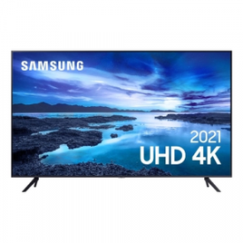Smart TV LED 70" 4K Samsung 70AU7700 3 HDMI 2 USB Wi-Fi Bluetooth - UN70AU7700GXZD