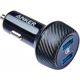 Imagem da oferta Carregador Veicular Anker PowerDrive Speed - Compatível com Qualcomm Quick Charge 3.0 - 2 portas USB - 39W de potência