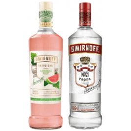 Imagem da oferta Combo Vodka Smirnoff Infusion Watermelon + Vodka Smirnoff 998ml