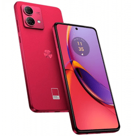 Imagem da oferta Smartphone Motorola Moto G84 5G Viva Magenta com Vegan Leather 256GB 8GB + 8GB RAM Boost Tela de 6.5\" e Processador Sna