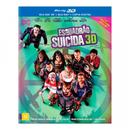 Imagem da oferta Blu- Ray Triplo 3D - Esquadrão Suicida