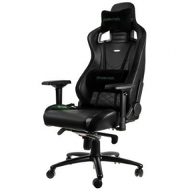 Imagem da oferta Cadeira Gamer Noblechairs EPIC Black Green - NBL-PU-GRN-002