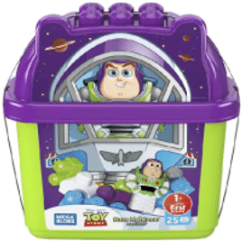 Imagem da oferta Blocos de Montar Disney Pixar Buzz Lightyear Mega Bloks 25 Peças - Mattel