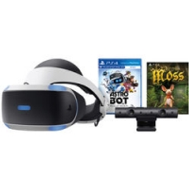 Imagem da oferta Kit PlayStation VR PS4 Bundle Game Astro Bot Rescue Mission + Moss
