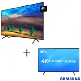 Imagem da oferta Smart TV LED 75 UHD 4K Samsung 2018 - UN75NU7100 + Smart TV 4K Samsung LED 2018 UHD 50" - UN50NU7100 - SGCJUN75NU7105