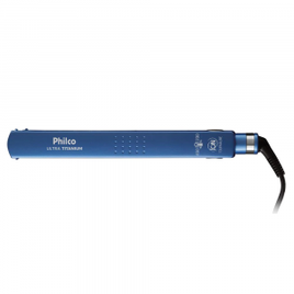 Imagem da oferta Chapinha| Prancha Philco Ultra Titanium 230ºC com Emissão de Íons Azul – Bivolt