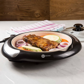 Imagem da oferta Classic Grill com Revestimento Cerâmico Fun Kitchen Preto 220V com 2 anos de Garantia