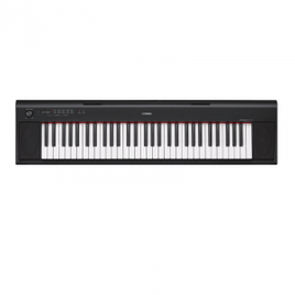 Imagem da oferta Piano Digital Yamaha NP-12B Piaggero Preto com USB 61 Teclas Sensitivas e 64 Notas de Polifonia