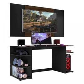 Imagem da oferta Mesa Gamer com Painel e Suporte TV 55" Guilda - Multimóveis
