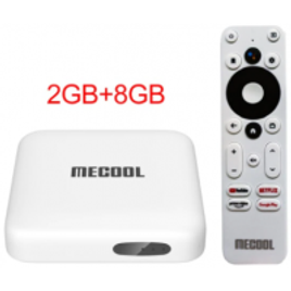 Imagem da oferta TV Box Mecool Km2 Android TV 10 2GB + 8GB - Netflix 4K Chromecast