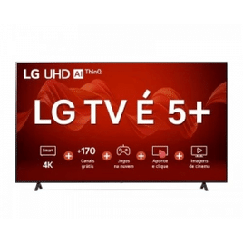 Imagem da oferta Smart TV 55" 4K LG UHD ThinQ AI HDR - 55UR8750PSA