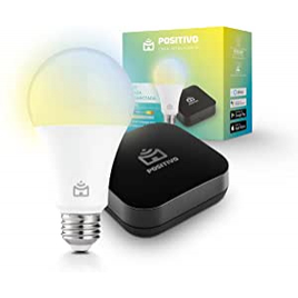 Kit Casa Conectada Lite Positivo: Smart Lâmpada Wi-Fi + Smart Controle Universal