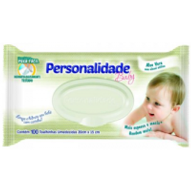 4 Pacotes Lenço Umedecido Personalidade Baby - 400 Unidades