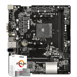 Imagem da oferta Pichau Kit upgrade AMD Athlon 3000G A320M DDR4