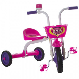 Imagem da oferta Triciclo Infantil Top Girl Rosa E Branco Pro Tork Ultra