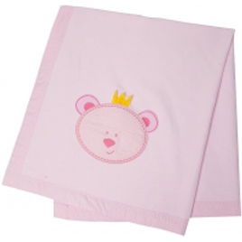 Imagem da oferta Cobertor Rosa 1.10mx90cm -  Papi Textil