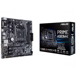 Placa Mãe Asus PRIME A320M-K/BR Socket AM4 Chipset AMD A320