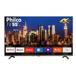 Imagem da oferta Smart TV 55” Philco 4K UHD D-LED 3 HDMI 2 USB PTV55Q20SNBL