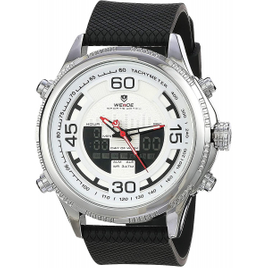 Imagem da oferta Relógio Masculino Weide AnaDigi WH-6306 - Preto e Branco