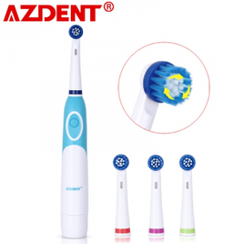 Imagem da oferta Escova de Dentes Elétrica Giratória para Adultos Recarregável Azdent - AZ-Oc2