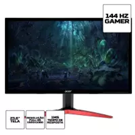 Imagem da oferta Monitor Gamer Acer KG241Q 23.6" Full HD 144Hz 1ms HDMI DVI Display