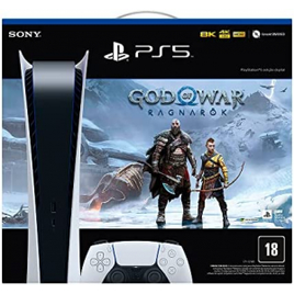 Imagem da oferta Console PlayStation 5 Digital Edition - Sony + Jogo God of War Ragnarok (Digital) - PS5
