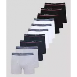 Kit 10 Cuecas Boxer Lupo Comfort 4 Algodão