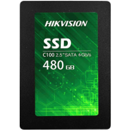 Imagem da oferta SSD Hikvision C100 480gb Sata III Leitura 550mbs e Gravação 470mbs HS-SSD-C100/480g