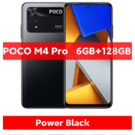 Smartphone Poco M4 Pro 128GB 6GB 4G NFC Tela 6.4" - Versão Global